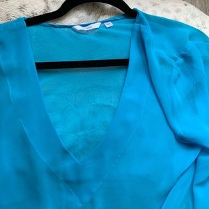 Blue swim cover size M